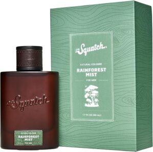 Dr. Squatch Men's Cologne Rainforest Mist - Eucalyptus, Bergamot, Cedarwood