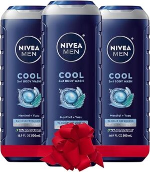 Nivea Men Men's Cool Body Wash, 3 Pack