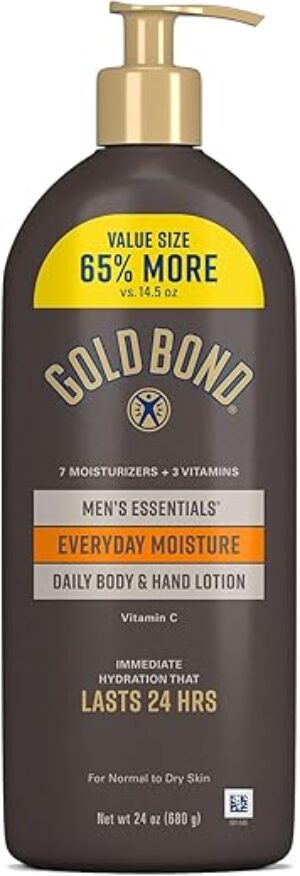 Gold Bond Men's Essentials Daily Moisture Lotion, 24 oz