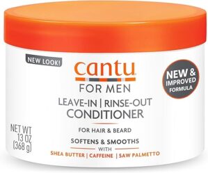 Cantu Men’s Leave-In Rinse-Out Conditioner, 13 oz