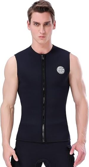DIVE & SAIL Men's Premium Neoprene Wetsuit Vest
