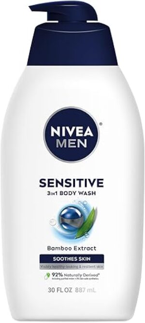 Nivea Men Men's Sensitive Body Wash with Bamboo Extract