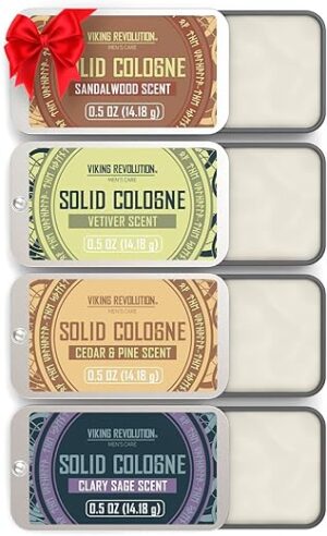Viking Revolution Men's Solid Cologne 4 Pack 0.5 Oz