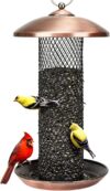 Kingsyard Mesh Tube Bird Feeder, Weatherproof, 2.5 lbs Capacity