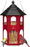 Kingsyard Metal Bird Feeder With Circular Perch