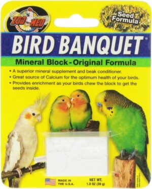 Zoo Med Mineral Block Original Formula Bird Food