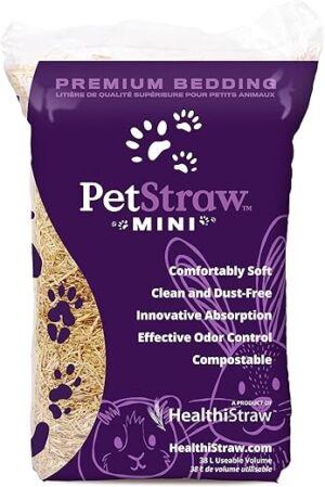 HealthiStraw Mini All-Natural Wheat Straw Bedding