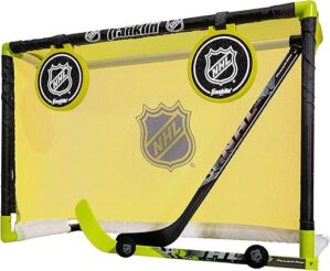 Franklin Sports Mini Hockey Goal Set With Sticks