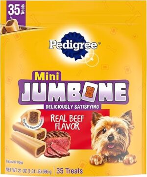 Pedigree Mini Jumbone Small Dog Treats, Beef