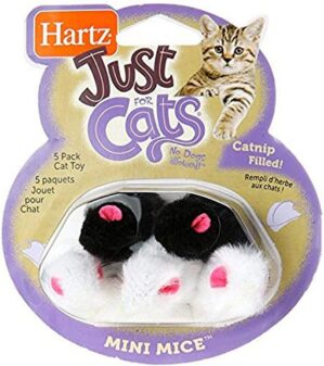 Hartz Mini Mice Cat Toy (5 Pack)