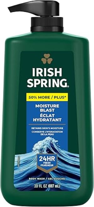 Irish Spring Moisture Blast Body Wash For Men, 30 Oz