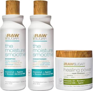 RAW SUGAR Moisture Smoothie Hair Care Bundle
