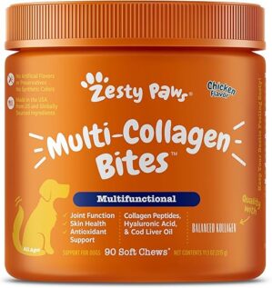 Zesty Paws Multi Collagen Soft Chews For Dogs