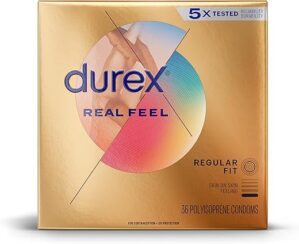 Durex Non Latex Avanti Bare Real Feel Condoms, 36 Count