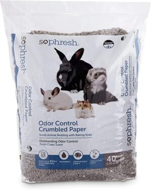 So Phresh Odor-Control Crumbled Paper Bedding 40L