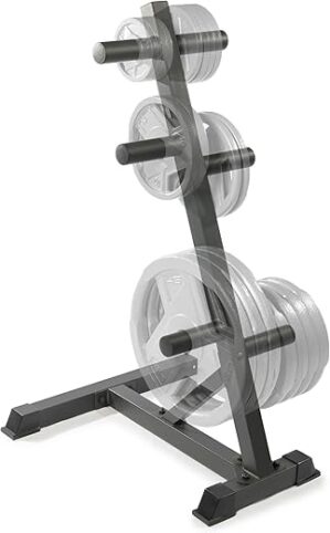 MARCY Olympic Weight Plate Tree Storage Rack