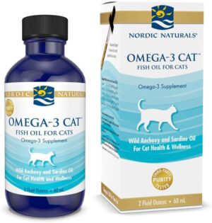 Nordic Naturals Omega-3 Fish Oil For Cats, Unflavored