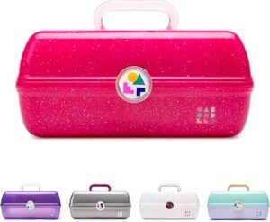 Caboodles On-The-Go Girl, Deep Pink Sparkle