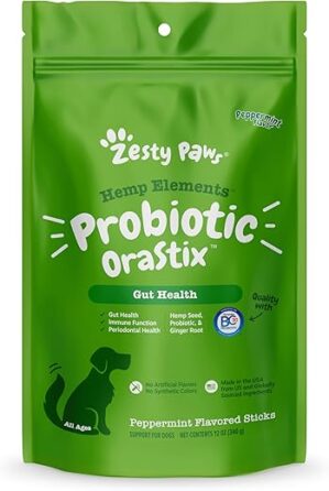 Zesty Paws OraStix Probiotic Sticks for Dogs - 12oz