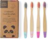 Wild & Stone Organic Bamboo Children’s Toothbrush, 4 Pack
