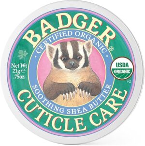 Badger Organic Cuticle Care Balm With Shea Butter