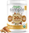 Orgain Organic Vegan Protein Powder, Peanut Butter