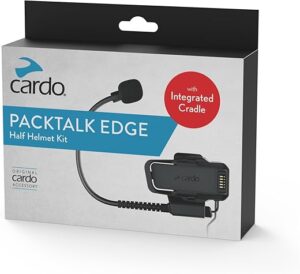 Cardo Packtalk Edge Half Helmet Kit