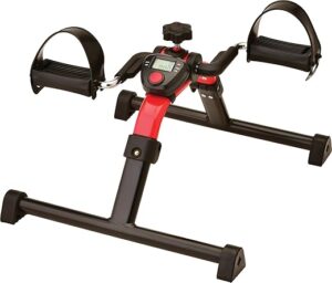 Nova Pedal Exerciser With Digital Display, Red