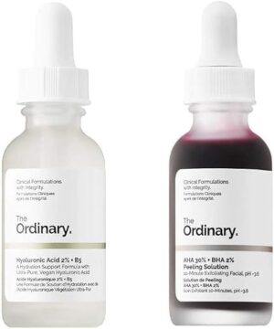 THE ORDINARY Peeling Solution & Hyaluronic Face Serum AHA 30% + BHA 2%