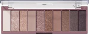 e.l.f. Perfect 10 Eyeshadow Palette, Nude Rose Gold