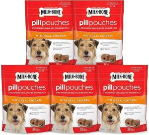 Milk-Bone Pill Pouches Dog Treats, Chicken Flavor