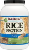 NutriBiotic Plain Rice Protein Powder, 3 Lb