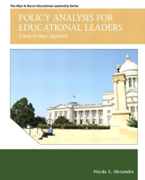 Policy Analysis For Educational Leaders