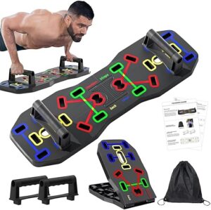 AERLANG Portable Foldable 10-in-1 Push Up Bar