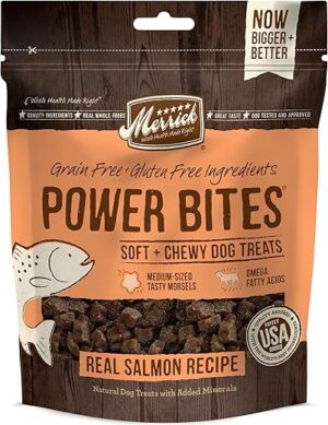 Merrick Power Bites Real Salmon Dog Treats