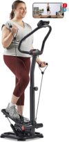 Sunny Health & Fitness Premium Power Stepper With Resistance Bands