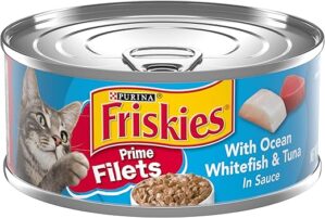 Friskies Prime Filets Ocean Whitefish & Tuna Wet Cat Food