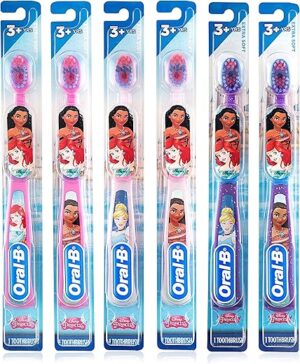 Oral-B Princess Toothbrush For Girls, Extra Soft