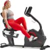 Sunny Health & Fitness Programmable Recumbent Exercise Bike With 16 Levels