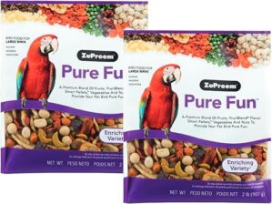 ZuPreem Pure Fun Bird Food For Large Birds