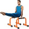 TABEKE Push Up Bar, 12″ High Parallettes Bars
