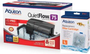 Aqueon QuietFlow Power Aquarium Filter Bundle