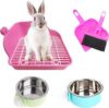 kathson Rabbit Litter Box, Corner Litter Pan