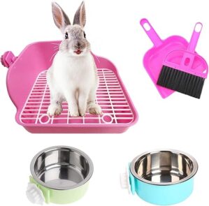 kathson Rabbit Litter Box, Corner Litter Pan