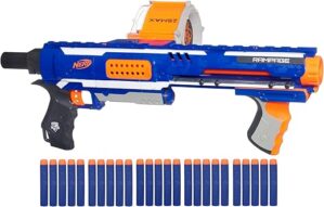 Nerf Rampage Elite Toy Blaster With 25 Dart Drum