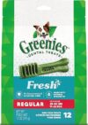 Greenies Regular Dental Care Dog Treats, Fresh Flavor