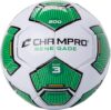 CHAMPRO Renegade Soccer Ball, Size 3, Green