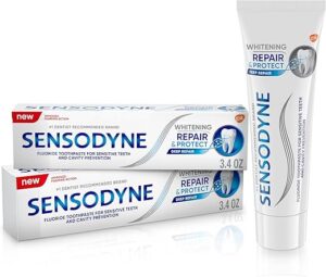 Sensodyne Repair And Protect Whitening Toothpaste, 3.4 oz (Pack Of 2)