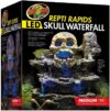 Zoo Med Repti Rapids LED Skull Waterfall