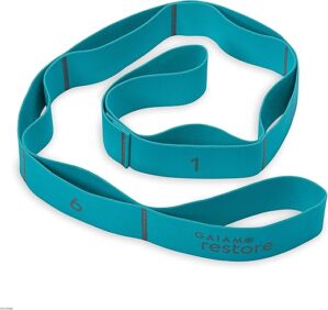 Gaiam Resistance Band Stretching Strap - Medium Loops